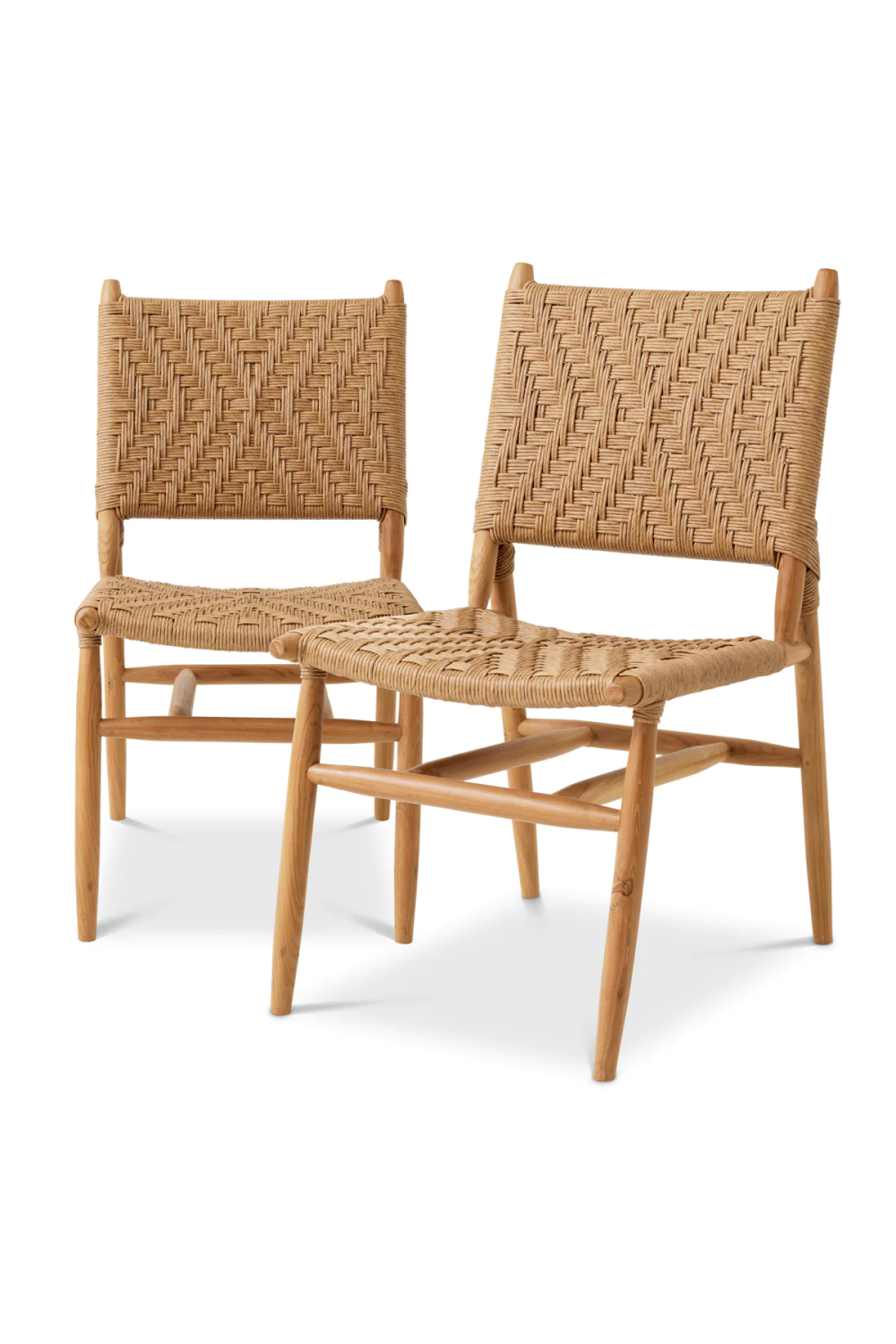 Weave Outdoor Dining Chair Set (2) | Eichholtz Laroc  | Oroa.com
