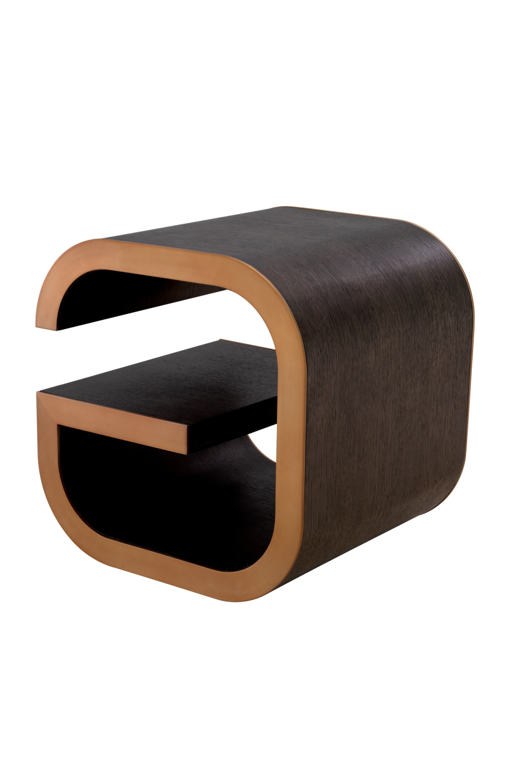 Brown Oak Modern Side Table | Eichholtz Galan | Oroa.com