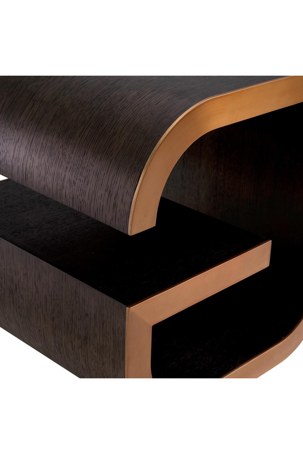 Brown Oak Modern Side Table | Eichholtz Galan | Oroa.com