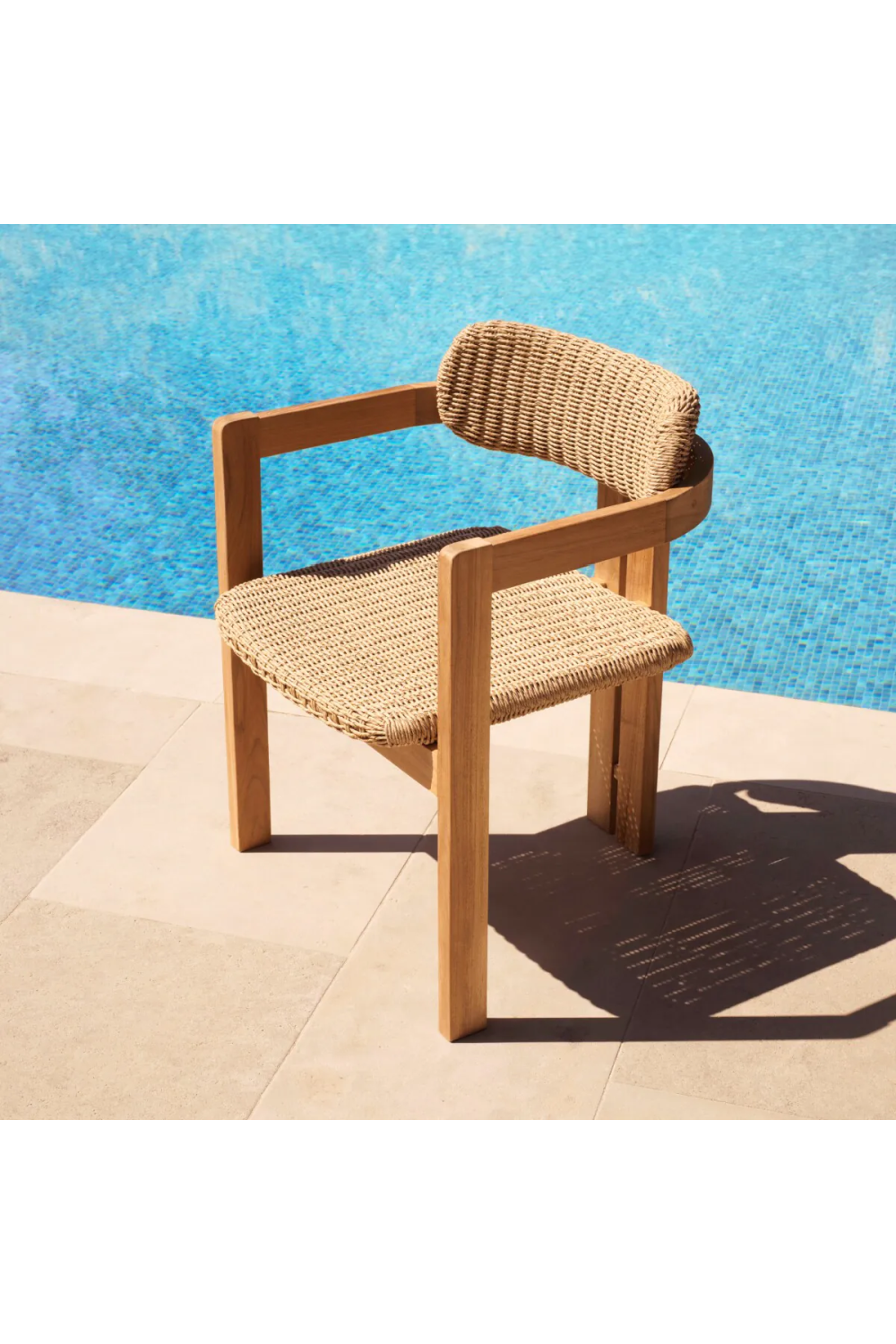 Modern Wooden Outdoor Dining Chair | Eichholtz Donato | Oroa.com