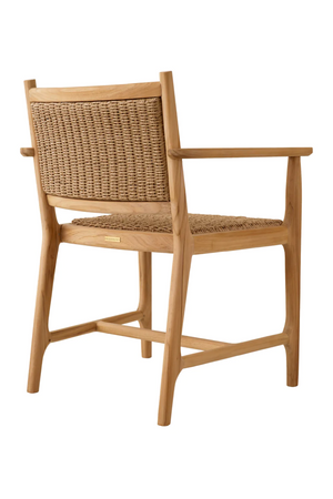 Natural Weave Outdoor Dining Chair | Eichholtz Pivetti | Oroa.com