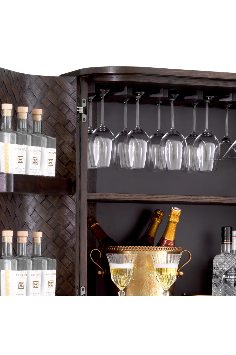 Woven Oak Wine Cabinet | Eichholtz Nilsson | Oroa.com