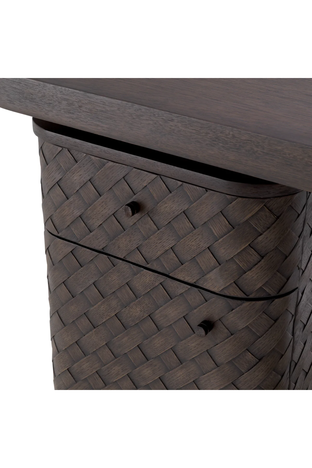 Woven Oak Desk | Eichholtz Fiji | Oroa.com