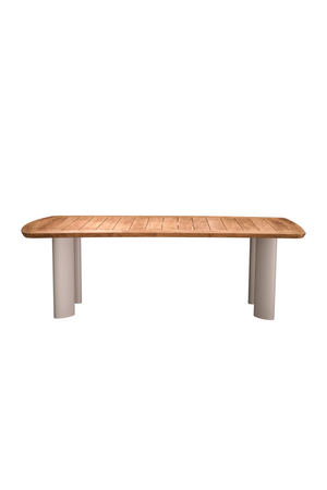 Slatted Teak Outdoor Dining Table | Eichholtz Osario | Oroa.com