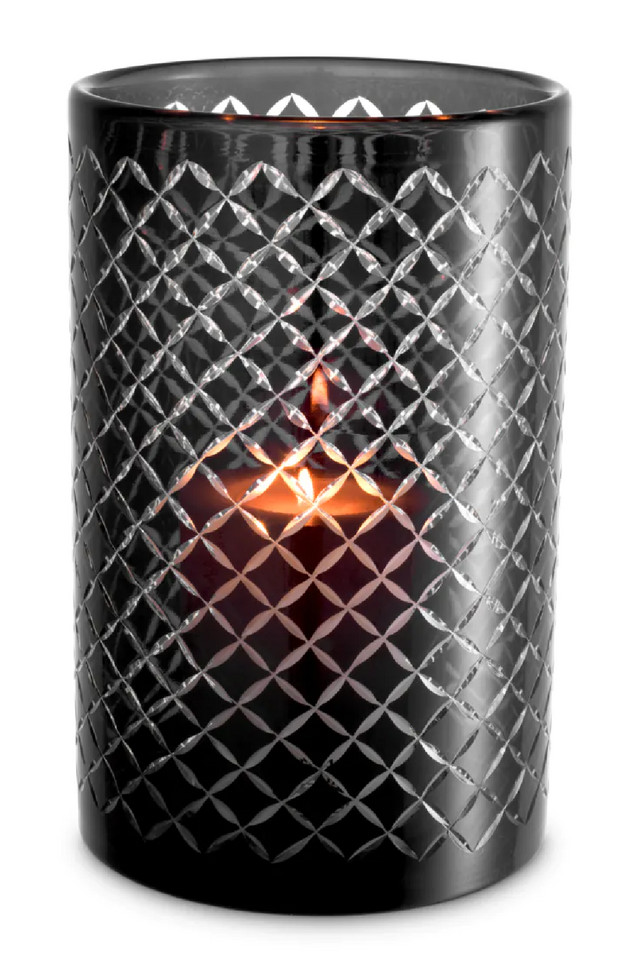 Diamond Patterned Cylindrical Hurricane | Eichholtz Gable | Oroa.com
