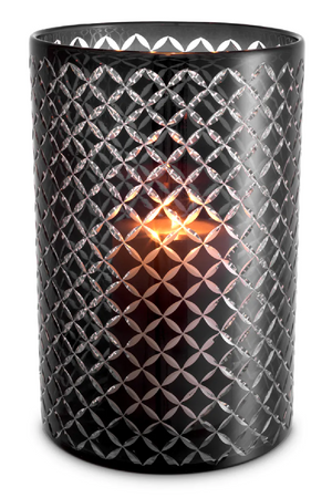Diamond Patterned Cylindrical Hurricane | Eichholtz Gable | Oroa.com