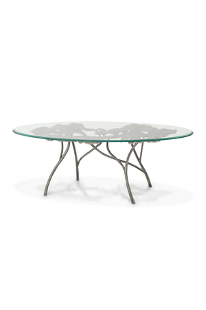 Oval Glass Coffee Table | Eichholtz Poseidon | Oroa.com