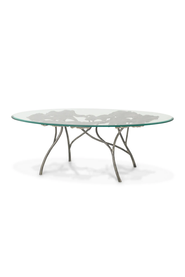 Oval Glass Coffee Table | Eichholtz Poseidon | Oroa.com