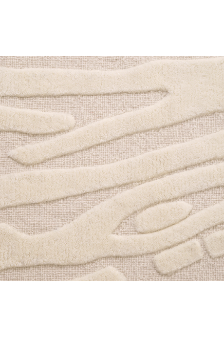 Hand-Tufted Cream Wool Carpet | Eichholtz Zenon | Oroa.com