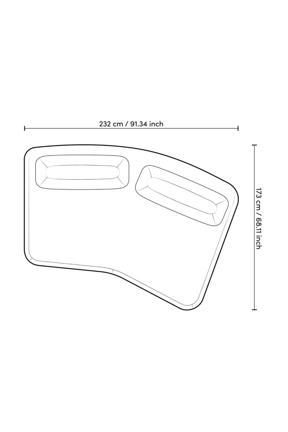 Curved Modern Outdoor Sofa | Eichholtz Residenza | Oroa.com