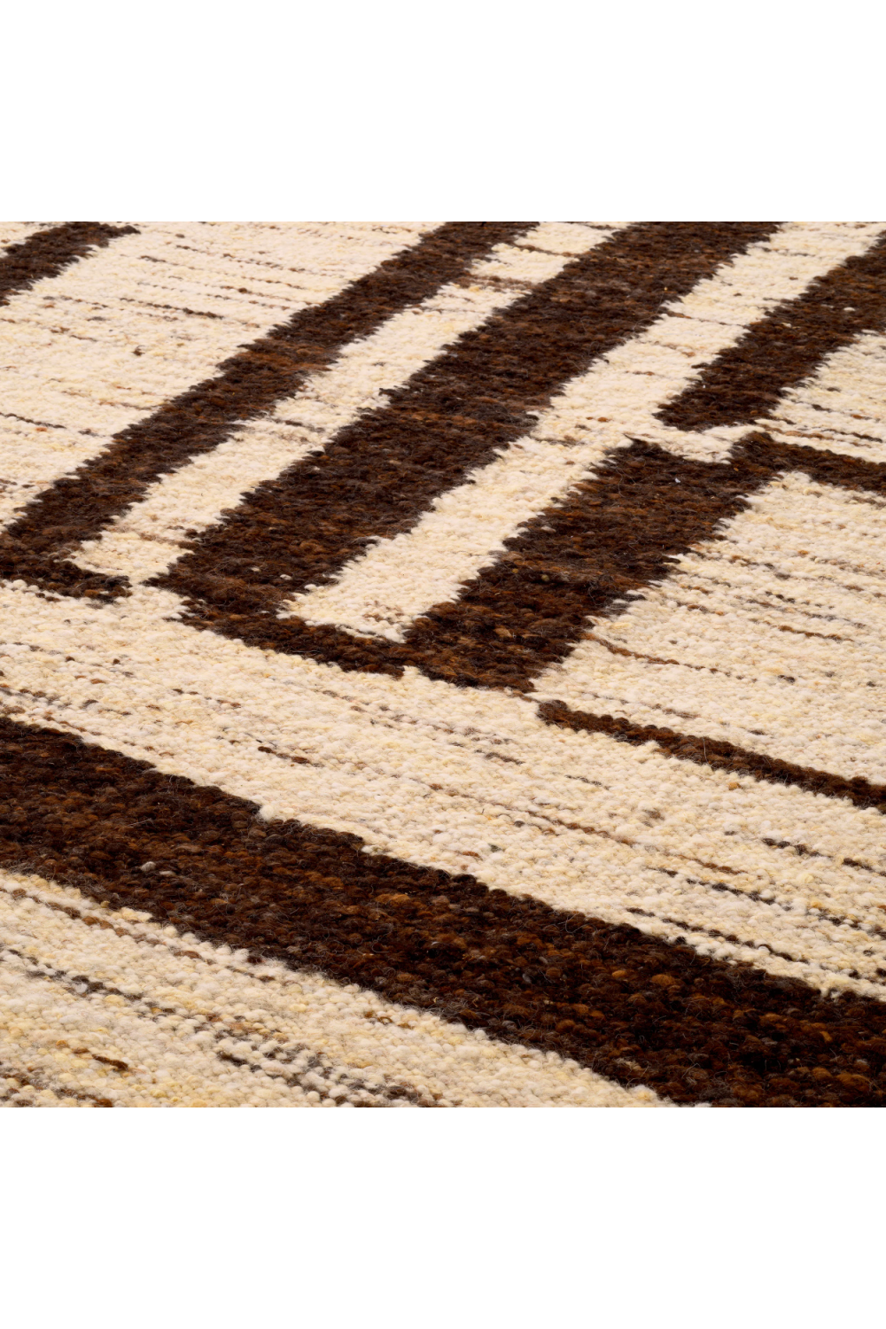 Brown Weave Wool Carpet | Eichholtz Carinthia | Oroa.com