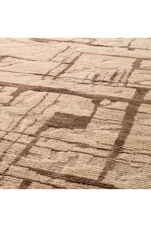 Hand-Knotted Brown Wool Carpet | Eichholtz Limitless | Oroa.com