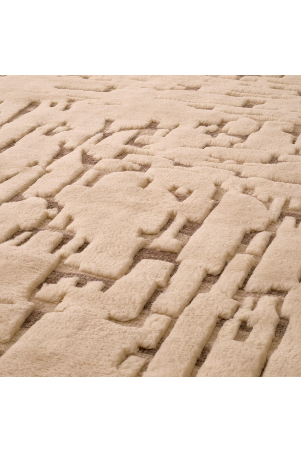 Knotted Cream Wool Carpet | Eichholtz Eminence | Oroa.com