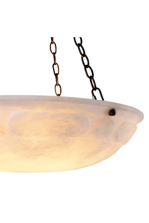 Round Alabaster Hanging Lamp | Eichholtz Novara | Oroa.com