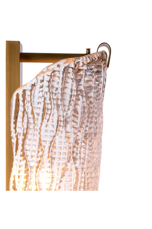Carved Glass Wall Lamp | Eichholtz Todd | Oroa.com