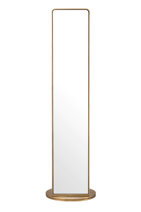 Rotating Floor Mirror with Coatrack | Eichholtz Novo | Oroa.com