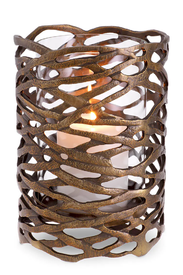 Vintage Brass Hurricane | Eichholtz Lanai | Oroa.com