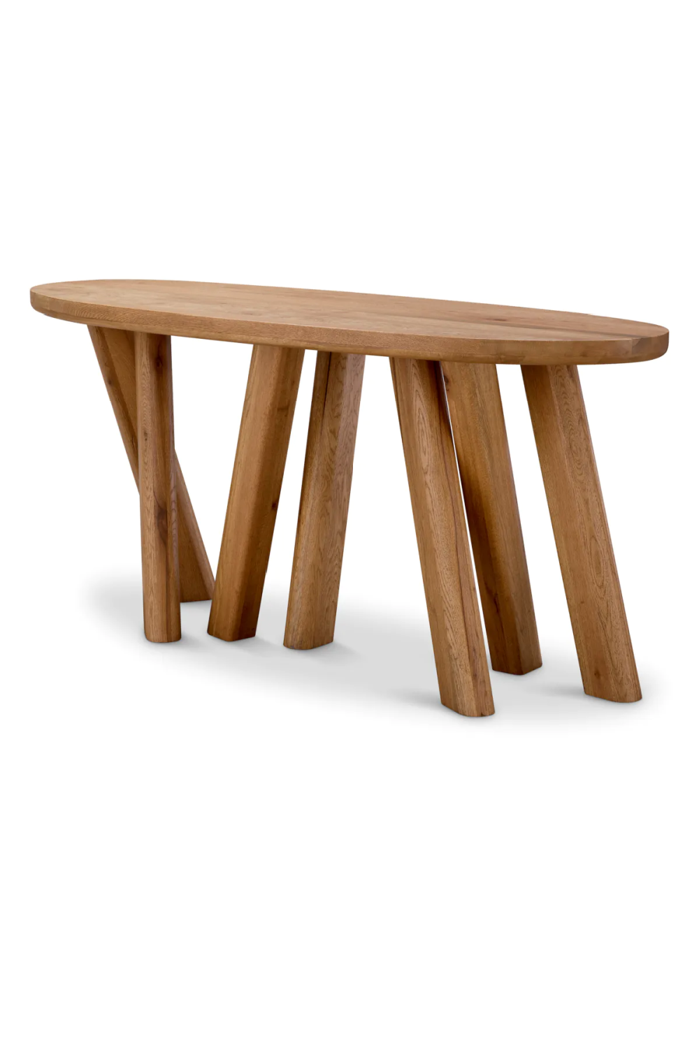 Oval Oak Console Table | Eichholtz Bayshore | Oroa.com