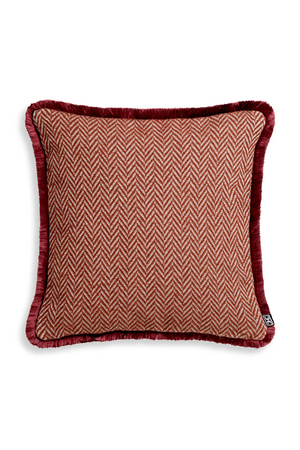 Chevron Pattern Fringed Cushion S | Eichholtz Kauai | Oroa.com