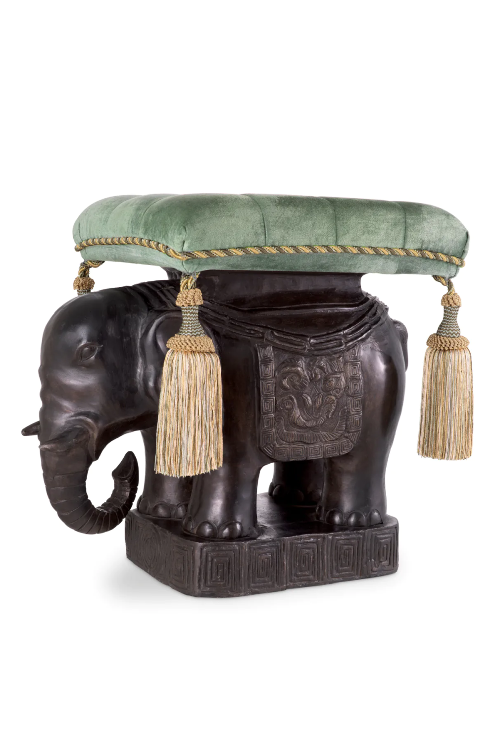 Turquoise Velvet Stool | Eichholtz Elephant | Oroa.com