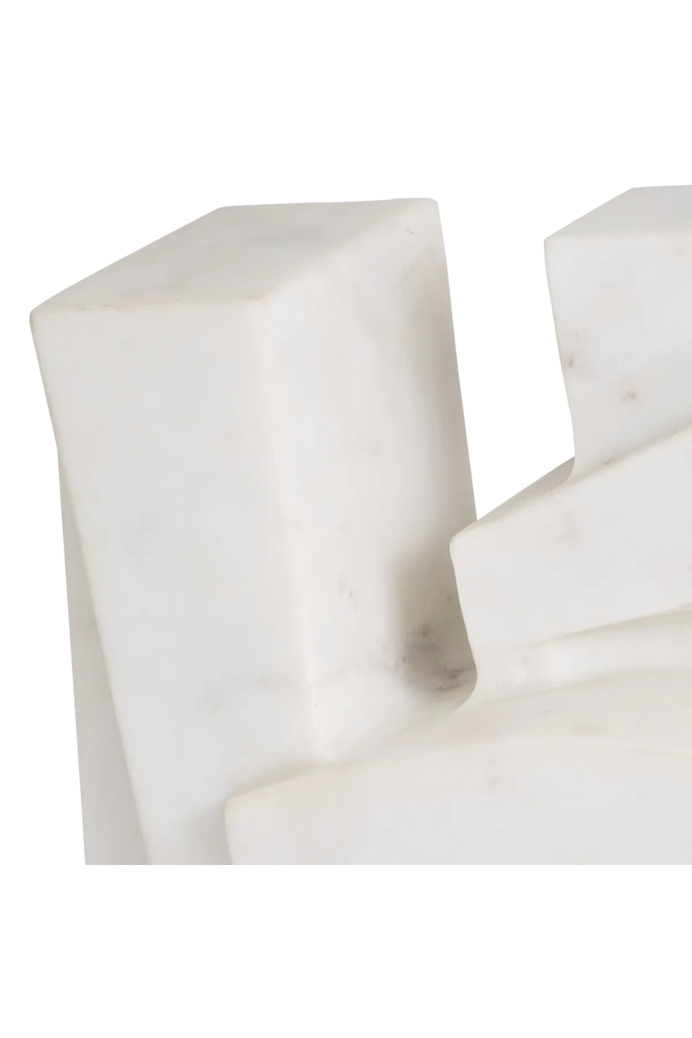 White Marble Abstract Deco Object | Eichholtz Talmont | Oroa.com