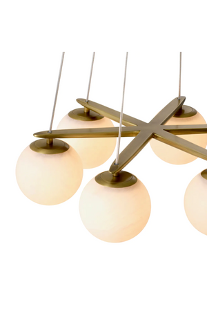 Alabaster Globes Chandelier | Eichholtz Morro | Oroa.com
