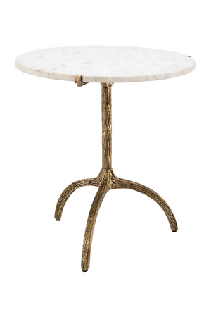 White Marble Round Dining Table | Eichholtz Cortina | Oroa.com