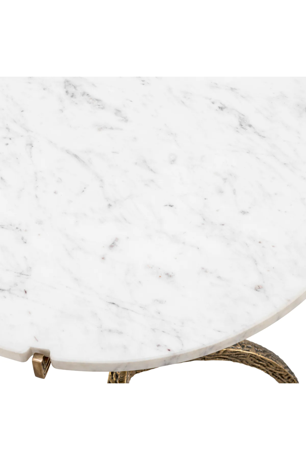 White Marble Round Dining Table | Eichholtz Cortina | Oroa.com