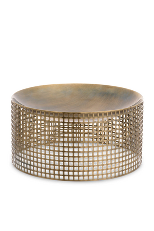 Vintage Brass Latticed Bowl | Eichholtz Sterling | Oroa.com