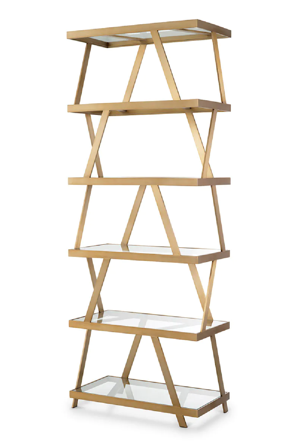 Brass-Framed Glass Cabinet | Eichholtz Billinghurst | Oroa.com