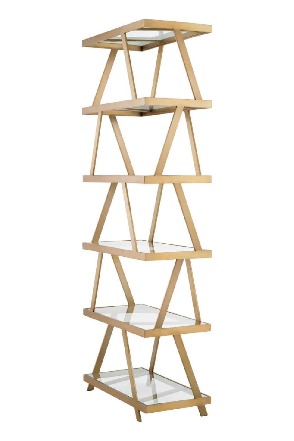 Brass-Framed Glass Cabinet | Eichholtz Billinghurst | Oroa.com