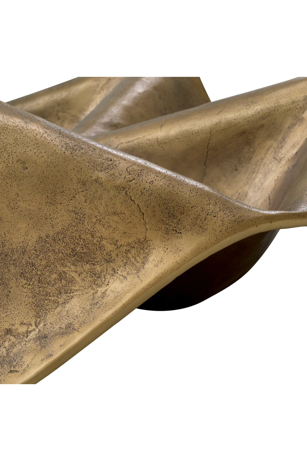 Wavy Vintage Brass Coffee Table | Eichholtz Angelico | Oroatrade.com