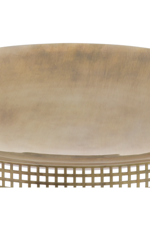 Vintage Brass Latticed Bowl | Eichholtz Sterling | Oroa.com