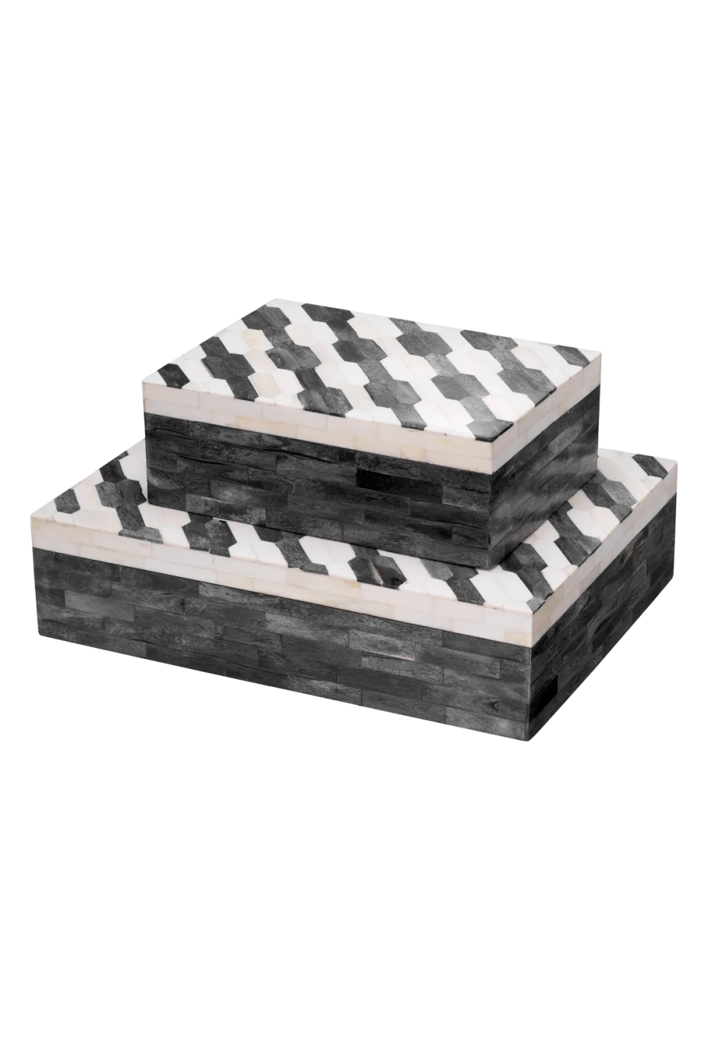 Gray Patterned Box | Eichholtz Rodeo | Oroa.com
