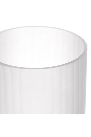 White Frosted Glass Vase | Eichholtz Haight | Oroa.com