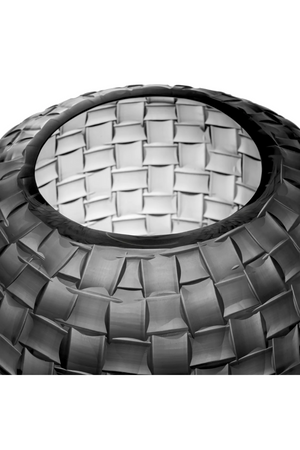 Gray Hand Blown Glass Vase | Eichholtz Varese | Oroa.com