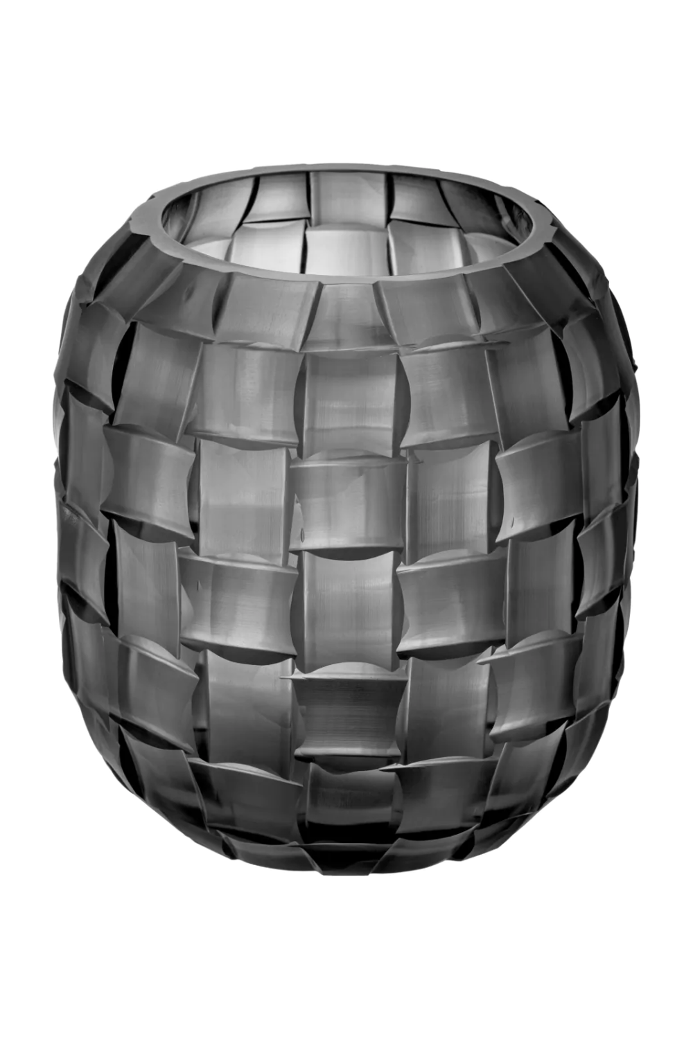 Gray Hand Blown Glass Vase | Eichholtz Varese | Oroa.com