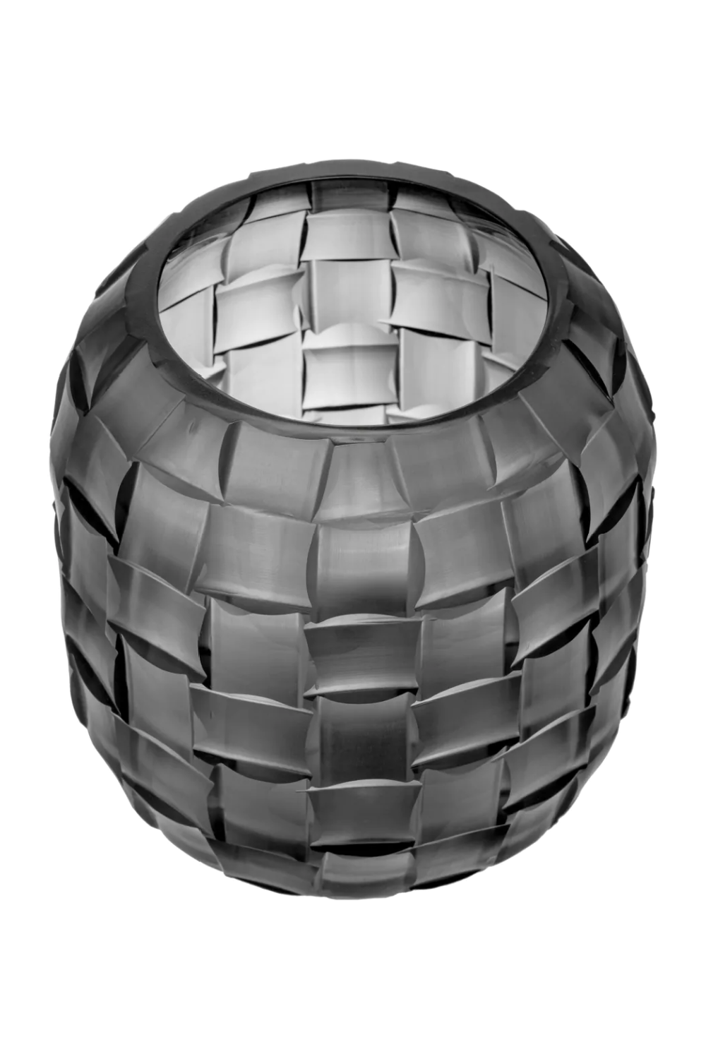 Gray Hand Blown Glass Vase | Eichholtz Varese | Oroa.com