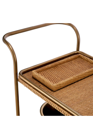 Natural Rattan Trolley | Eichholtz Pescara | Oroa.com