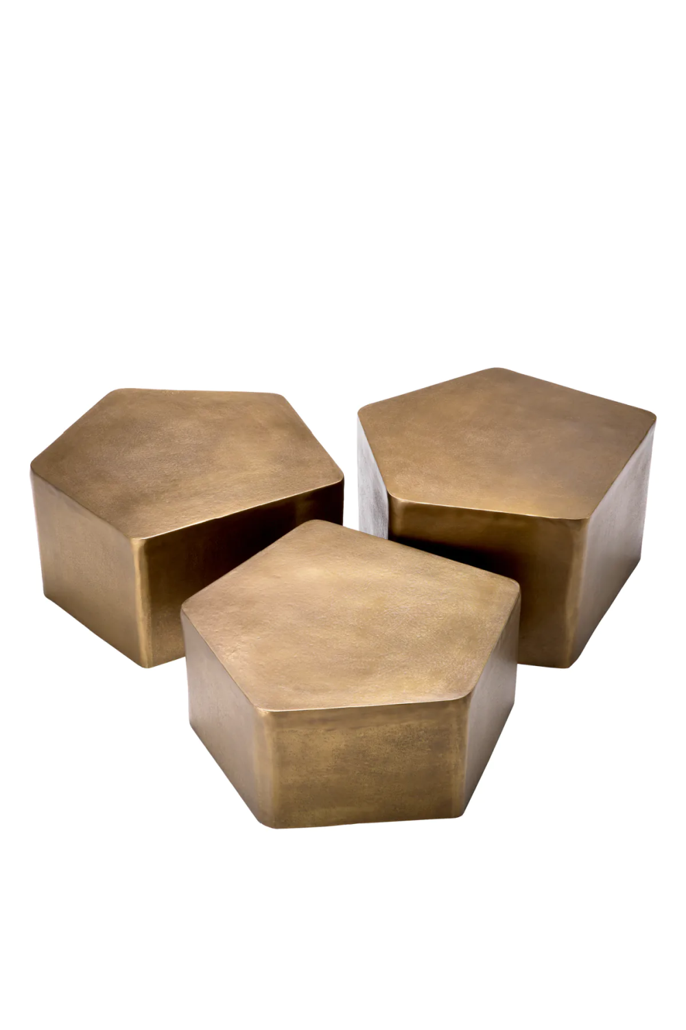 Vintage Gold Coffee Table Set (3) | Eichholtz Veenazza | Oroa.com