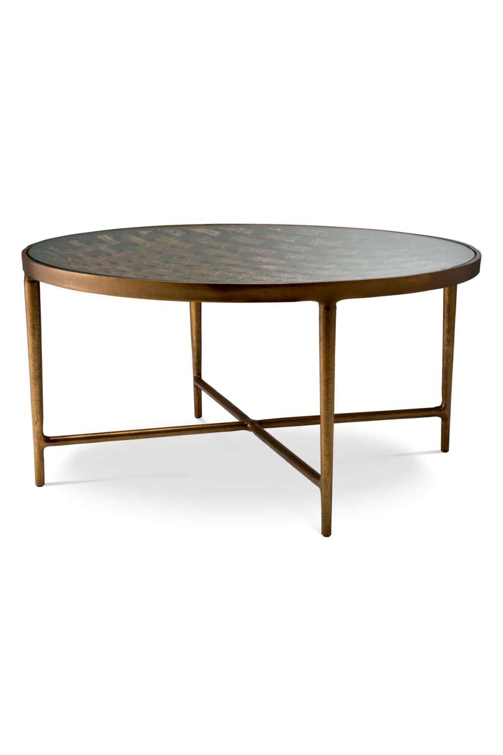 Woven-Patterned Coffee Table | Eichholtz Sorrento | Oroa.com