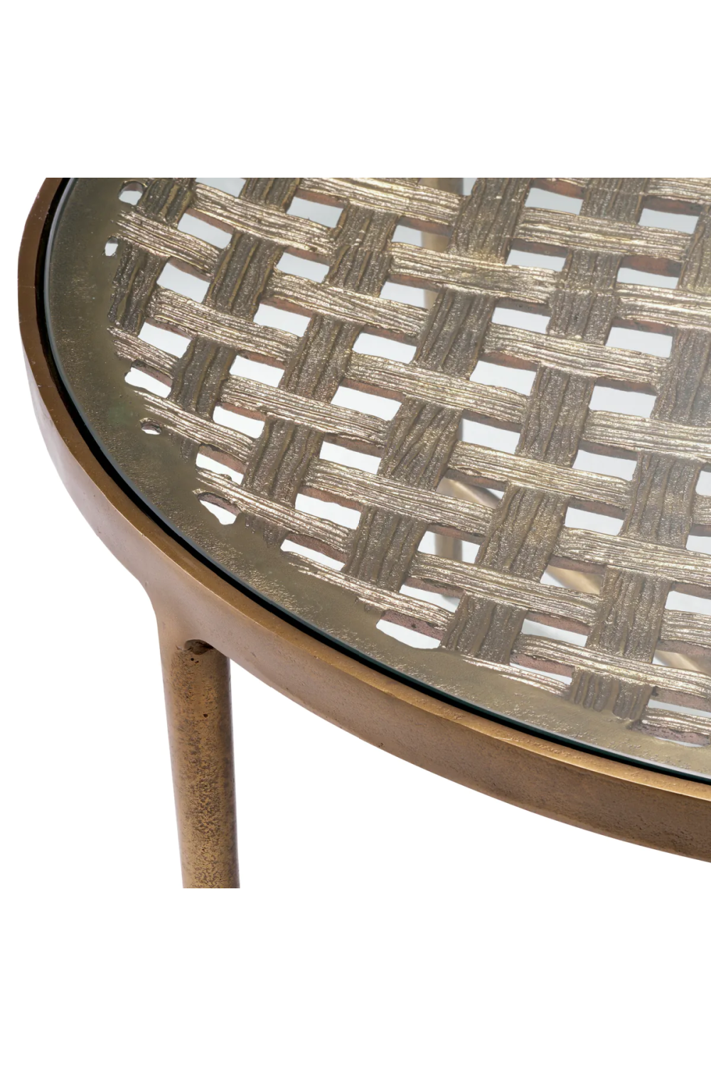 Woven-Patterned Coffee Table | Eichholtz Sorrento | Oroa.com