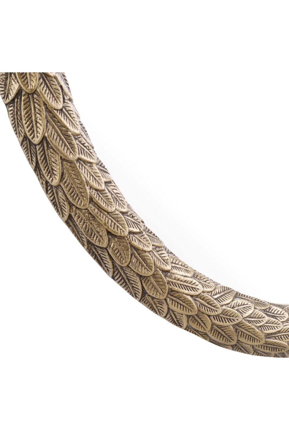 Leaves Patterned Oval Mirror | Eichholtz Soave | Oroa.com