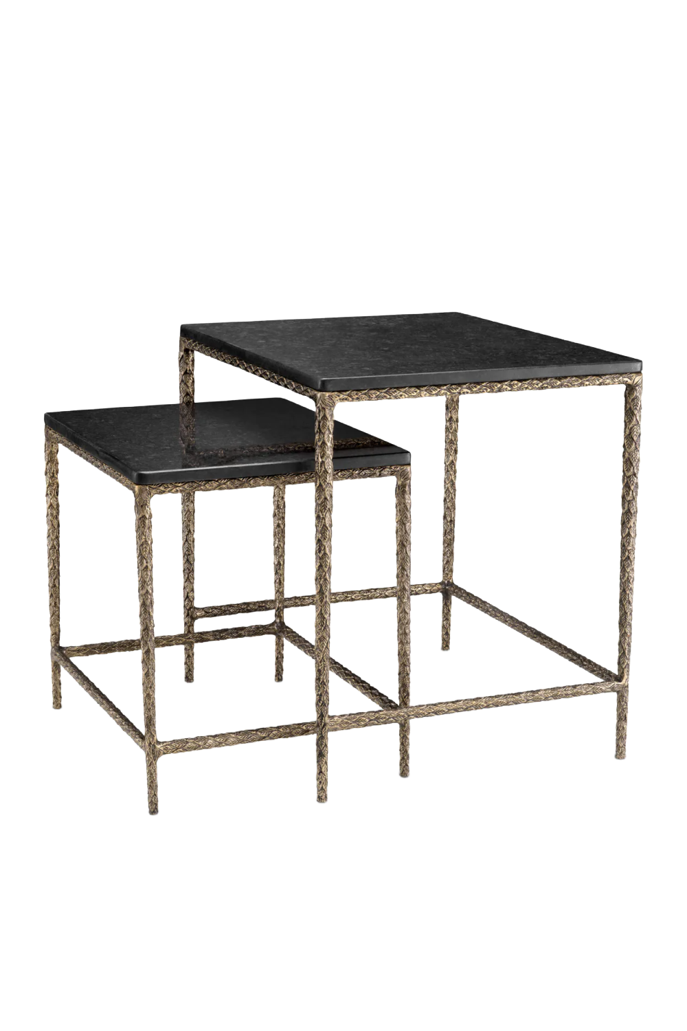 Black Granite Nesting Coffee Tables (2) | Eichholtz Ferndale | Oroa.com