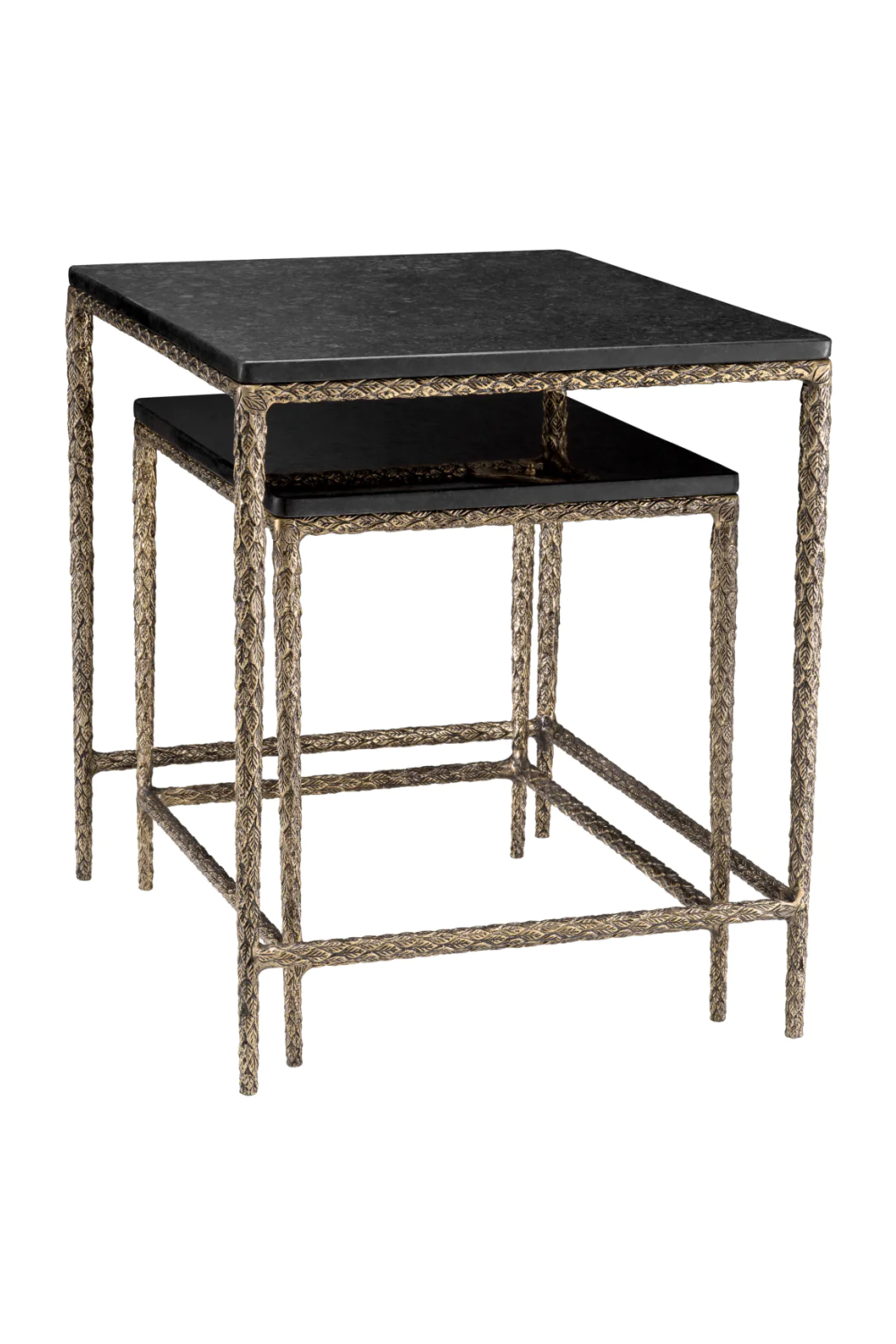 Black Granite Nesting Coffee Tables (2) | Eichholtz Ferndale | Oroa.com