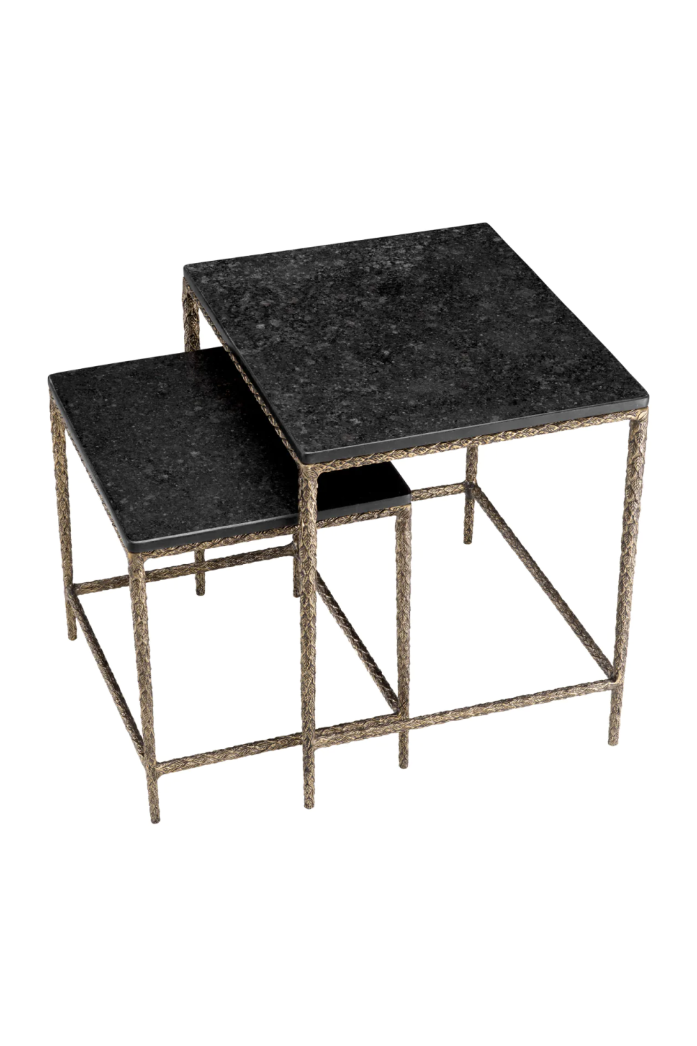 Black Granite Nesting Coffee Tables (2) | Eichholtz Ferndale | Oroa.com