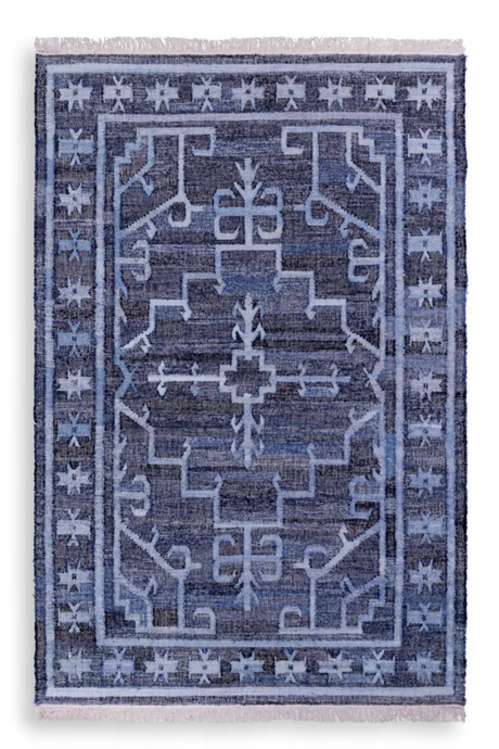 Hand-woven Denim Carpet | Eichholtz Palmaria | Oroa.com