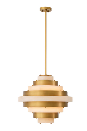 Alabaster Tiered Chandelier | Eichholtz Lazzari | Oroa.com