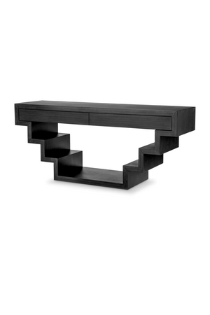 Oak Geometrical Console Table | Eichholtz Rialto | Oroa.com