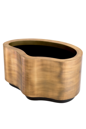 Vintage Brass Organic Planter | Eichholtz Monza | Oroa.com